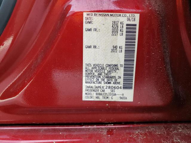 Photo 10 from auction – 2018 NISSAN ALTIMA 2.5 with VIN 1N4AL3AP6JC280604