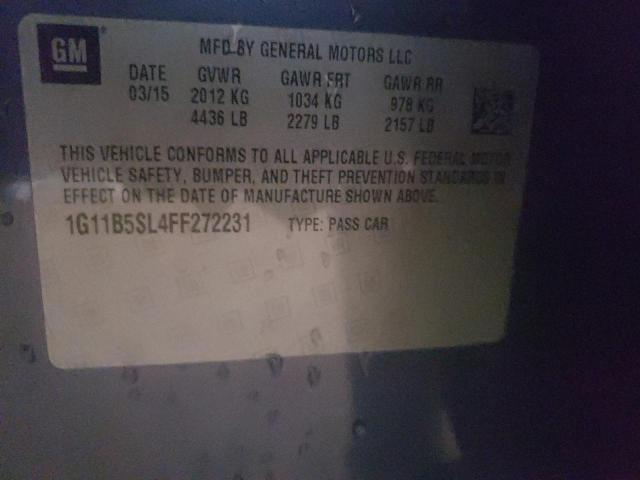 Photo 10 from auction – 2015 CHEVROLET MALIBU with VIN 1G11B5SL4FF272231