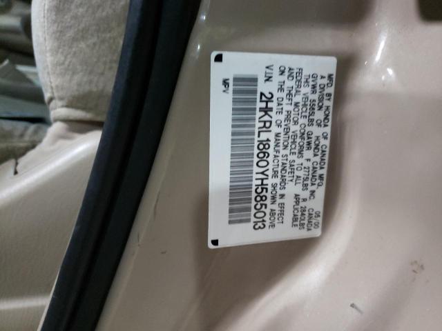 Photo 10 from auction – 2000 HONDA ODYSSEY EX with VIN 2HKRL1860YH585013