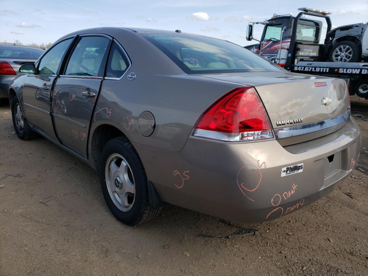 Photo 3 from auction – 2007 CHEVROLET IMPALA LT with VIN 2G1WT55K679207915