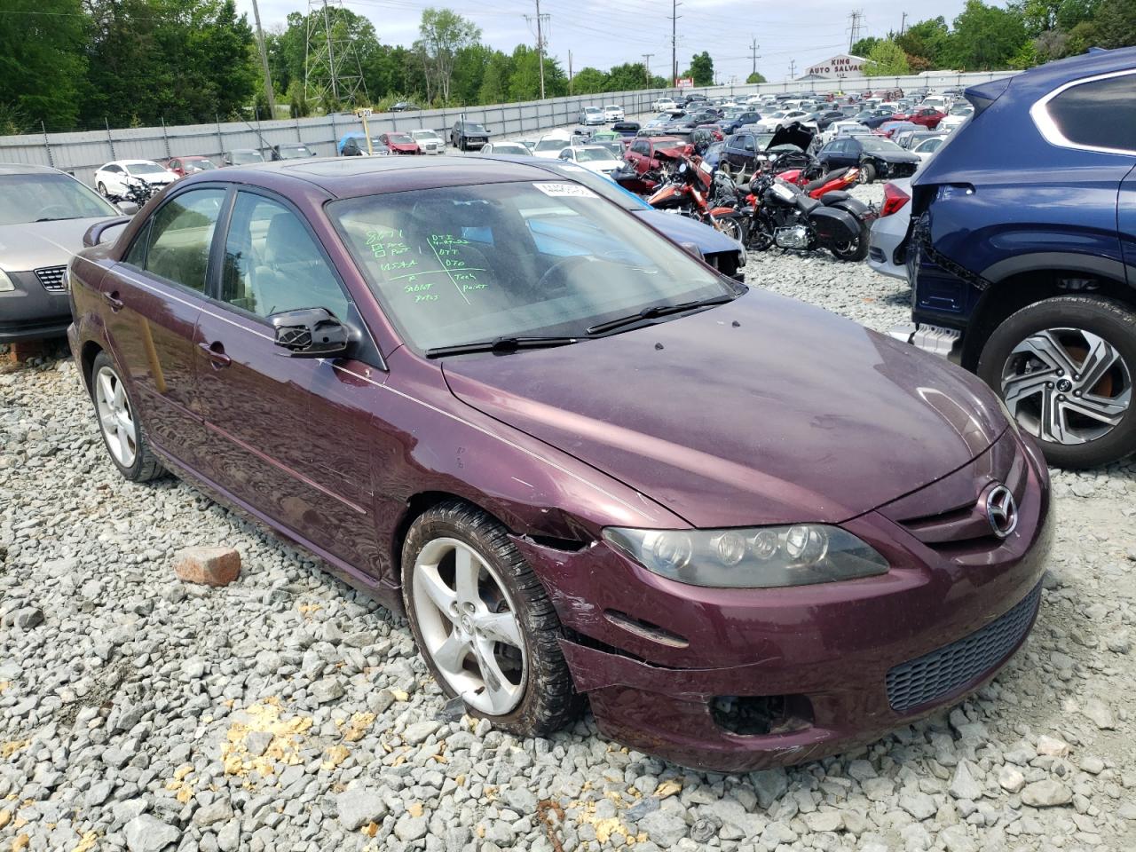 MAZDA 6 I 2006 with VIN 1YVHP80C765M29486 - Photo from auction