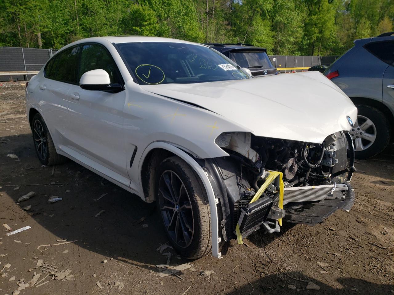 BMW X4 XDRIVEM 2021 with VIN 5UX2V5C01M9E47698 - Photo from auction
