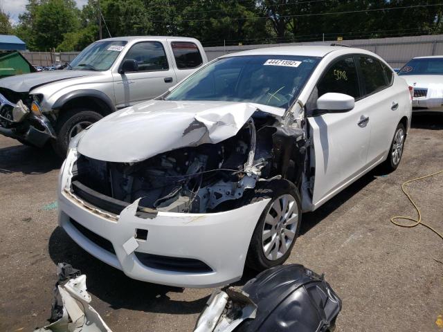 Photo 2 from auction – 2015 NISSAN SENTRA S with VIN 3N1AB7AP1FL672179