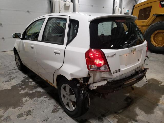 Photo 3 from auction – 2008 CHEVROLET AVEO BASE with VIN KL1TD65638B201707