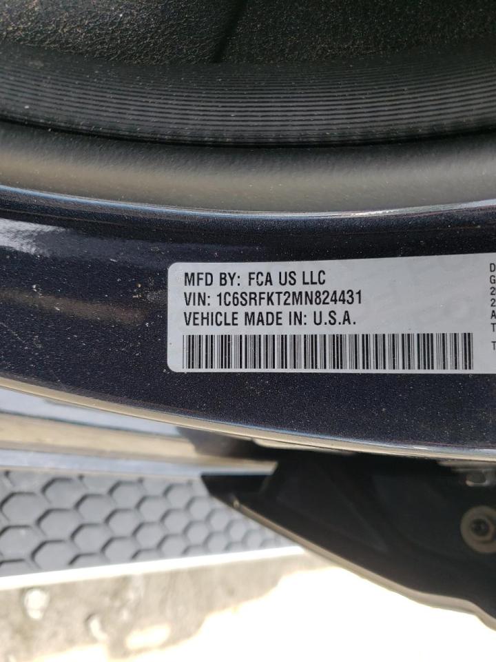 Photo 10 from auction – 2021 RAM 1500 LONGH with VIN 1C6SRFKT2MN824431