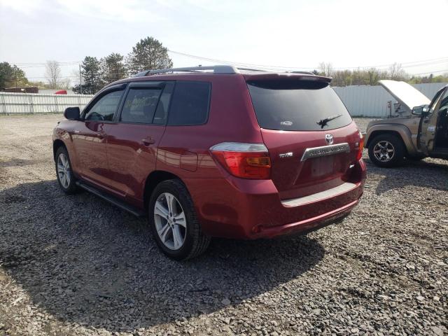 Photo 3 from auction – 2008 TOYOTA HIGHLANDER with VIN JTEES43A782082316