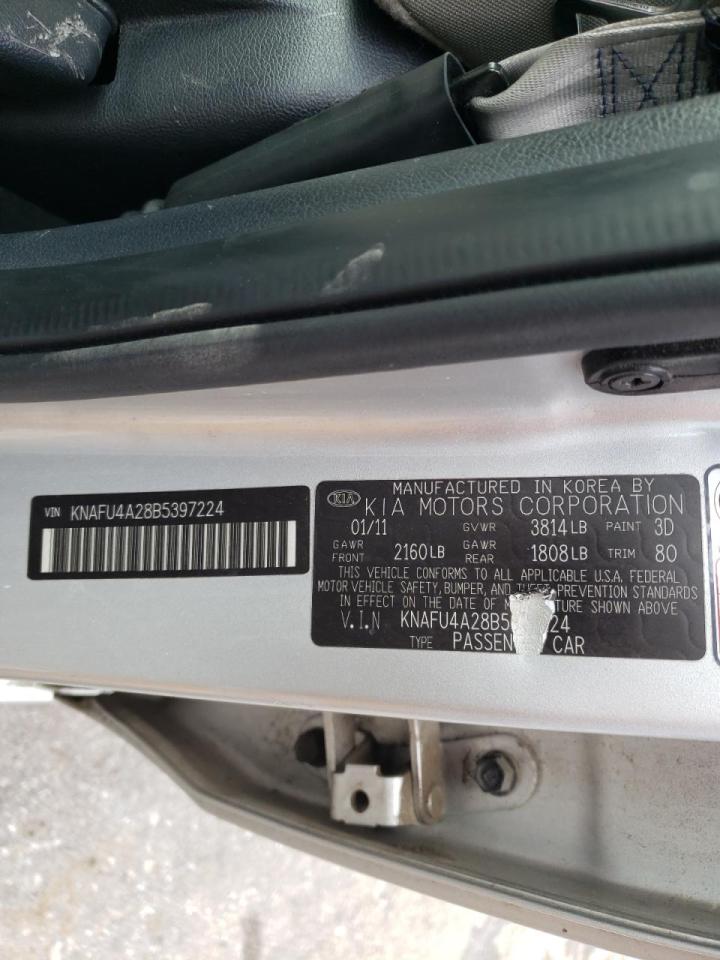 Photo 10 from auction – 2011 KIA FORTE EX with VIN KNAFU4A28B5397224
