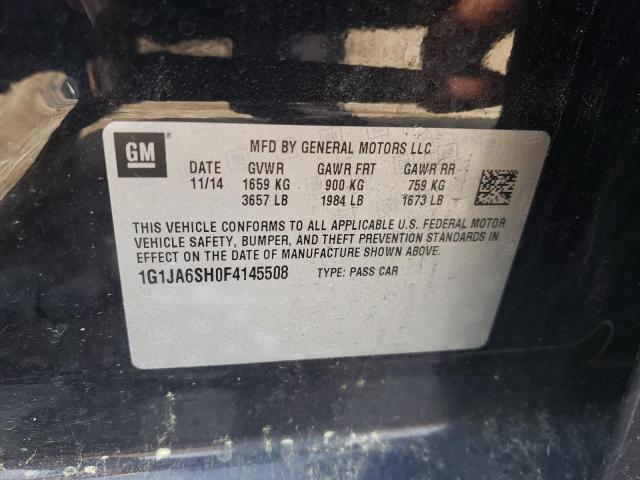 Photo 10 from auction – 2015 CHEVROLET SONIC LS with VIN 1G1JA6SH0F4145508