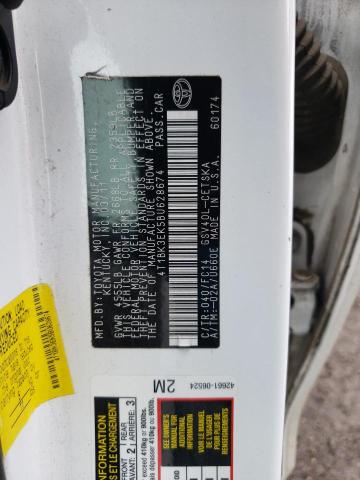 Photo 10 from auction – 2011 TOYOTA CAMRY SE with VIN 4T1BK3EK5BU628674