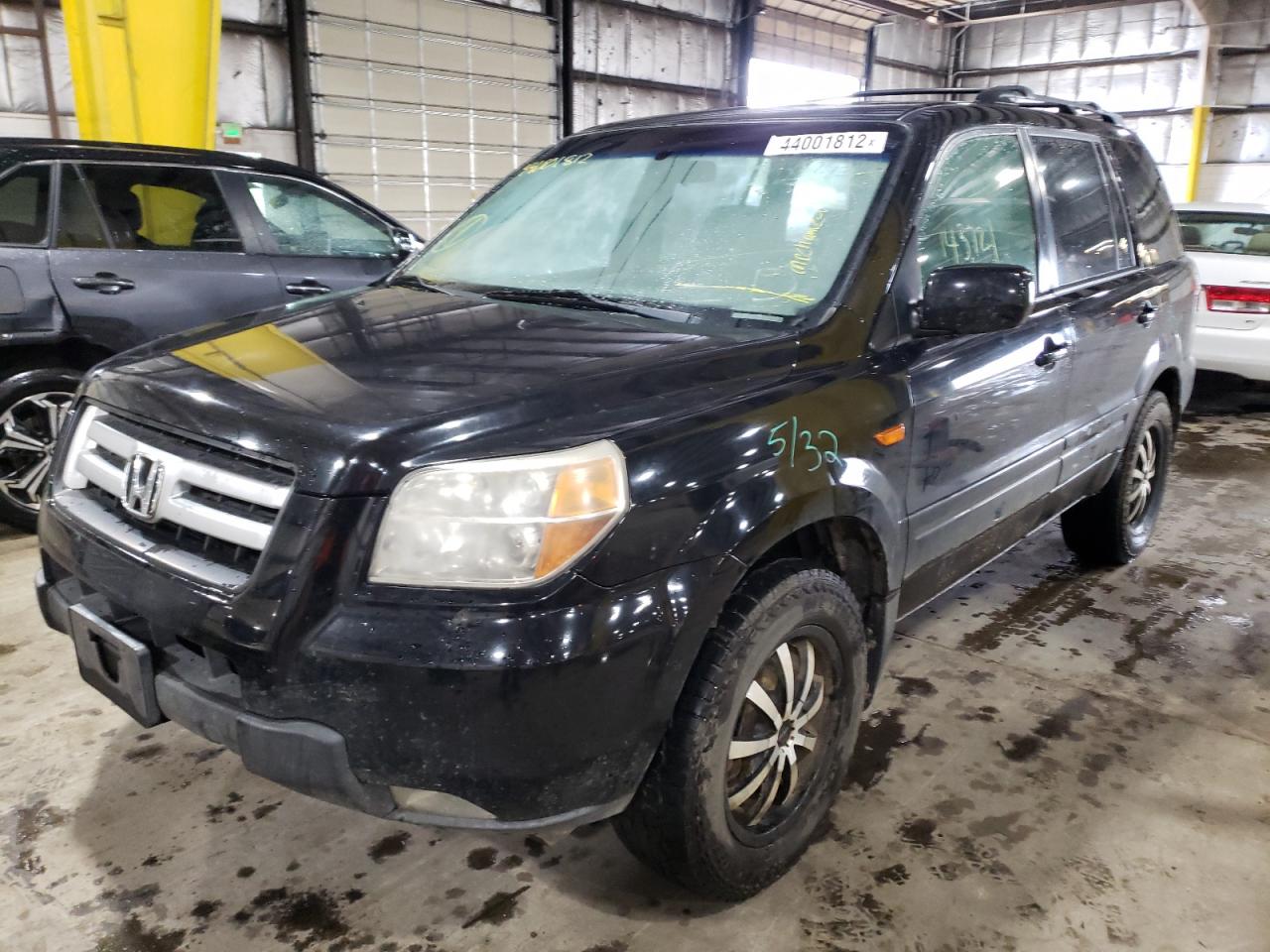 Photo 2 from auction – 2008 HONDA PILOT SE with VIN 5FNYF18318B049727