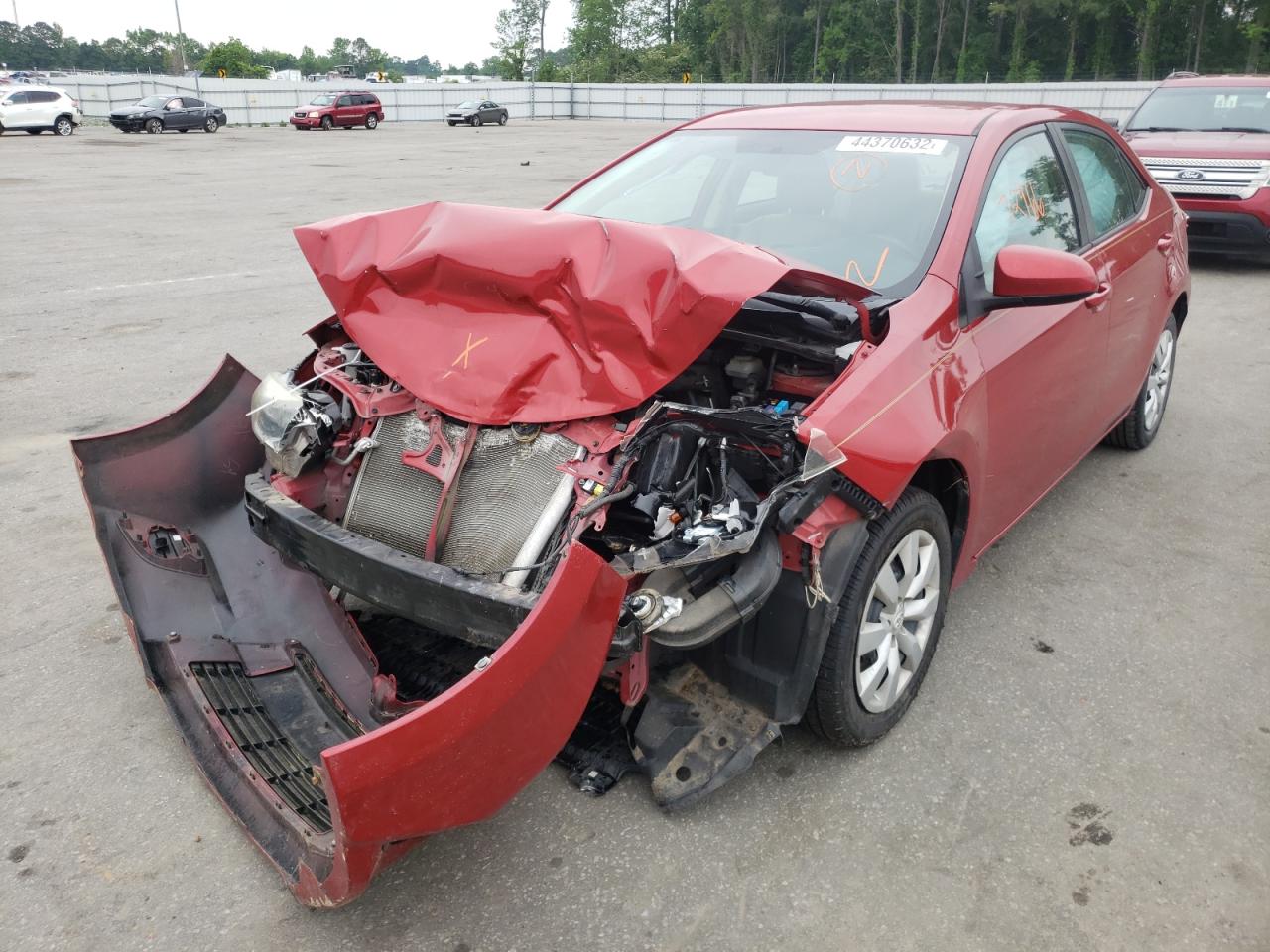 Photo 2 from auction – 2014 TOYOTA COROLLA L with VIN 2T1BURHE3EC107610