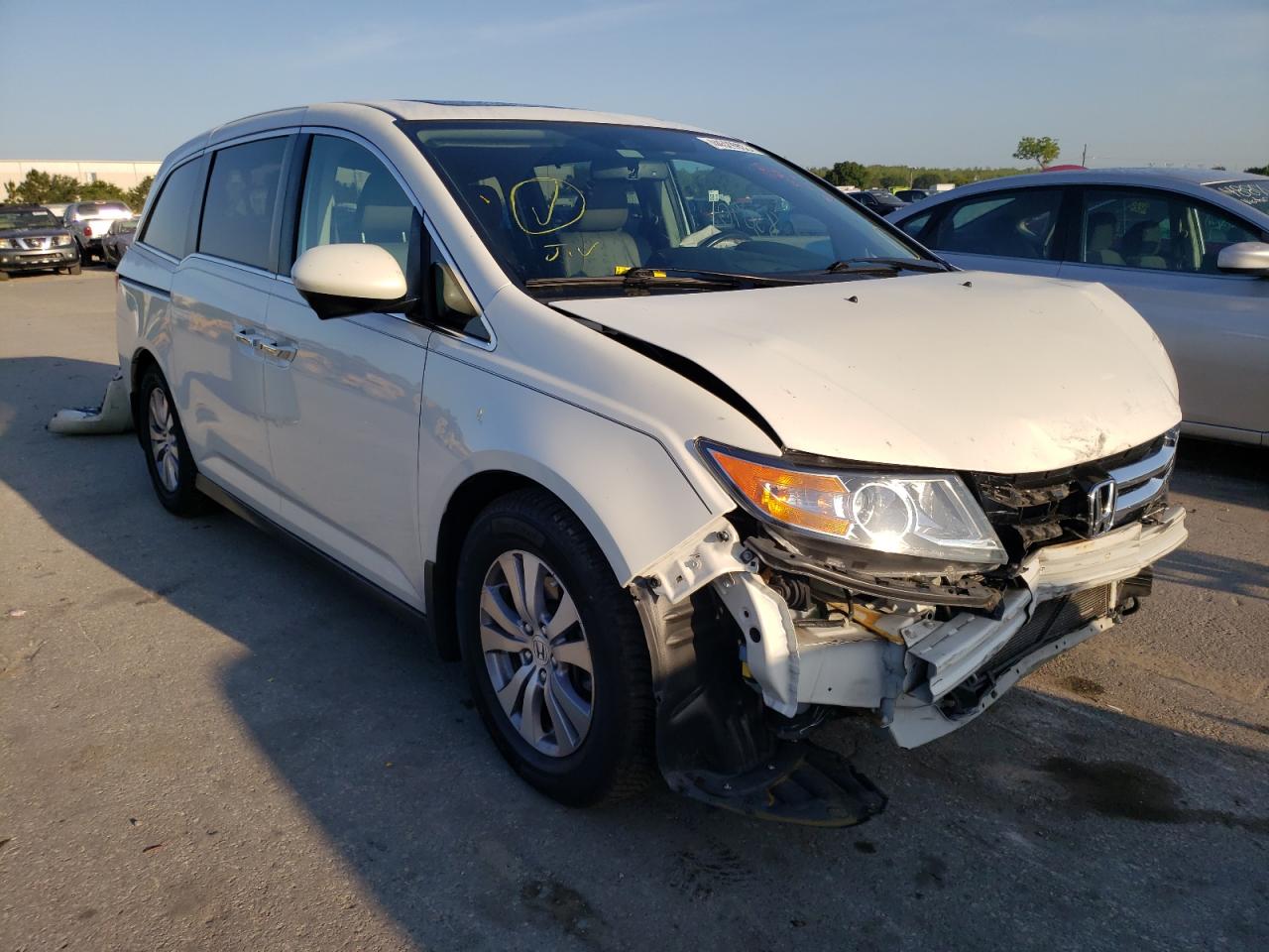 HONDA ODYSSEY EX 2015 with VIN 5FNRL5H64FB061897 - Photo from auction