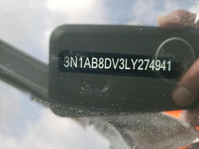 Photo 10 from auction – 2020 NISSAN SENTRA SR with VIN 3N1AB8DV3LY274941