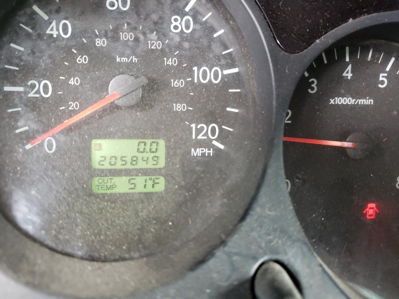 Photo 8 from auction – 2004 SUBARU FORESTER with VIN JF1SG63664H737305