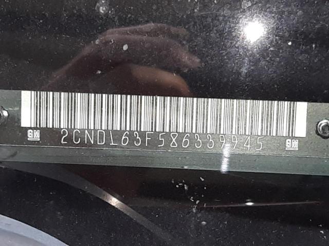 Photo 10 from auction – 2008 CHEVROLET EQUINOX LT with VIN 2CNDL63F586339945