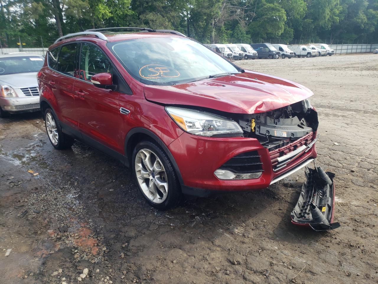 FORD ESCAPE TIT 2013 with VIN 1FMCU9J93DUC18432 - Photo from auction