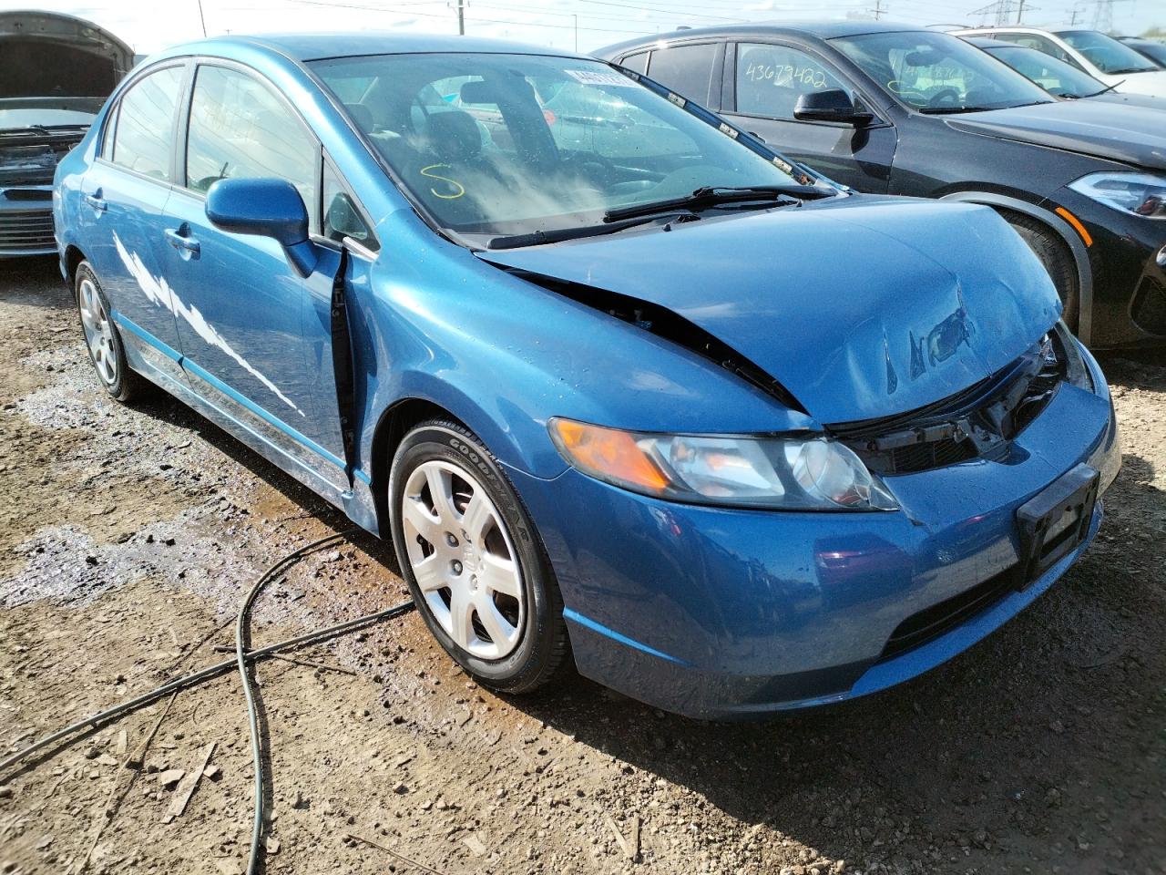 HONDA CIVIC LX 2008 with VIN 1HGFA16558L097269 - Photo from auction