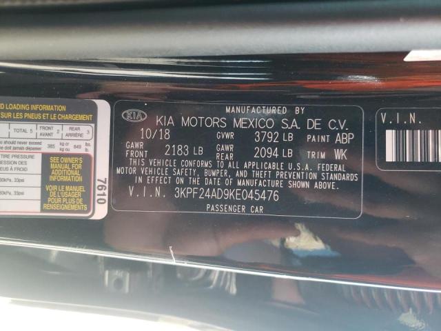 Photo 10 from auction – 2019 KIA FORTE FE with VIN 3KPF24AD9KE045476