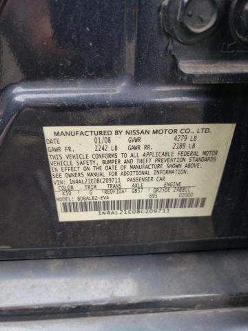Photo 10 from auction – 2008 NISSAN ALTIMA 2.5 with VIN 1N4AL21E08C209711