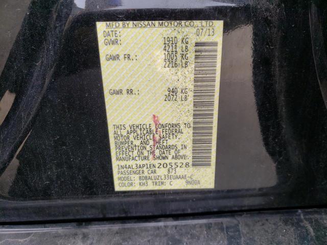 Photo 10 from auction – 2014 NISSAN ALTIMA 2.5 with VIN 1N4AL3AP1EN205528