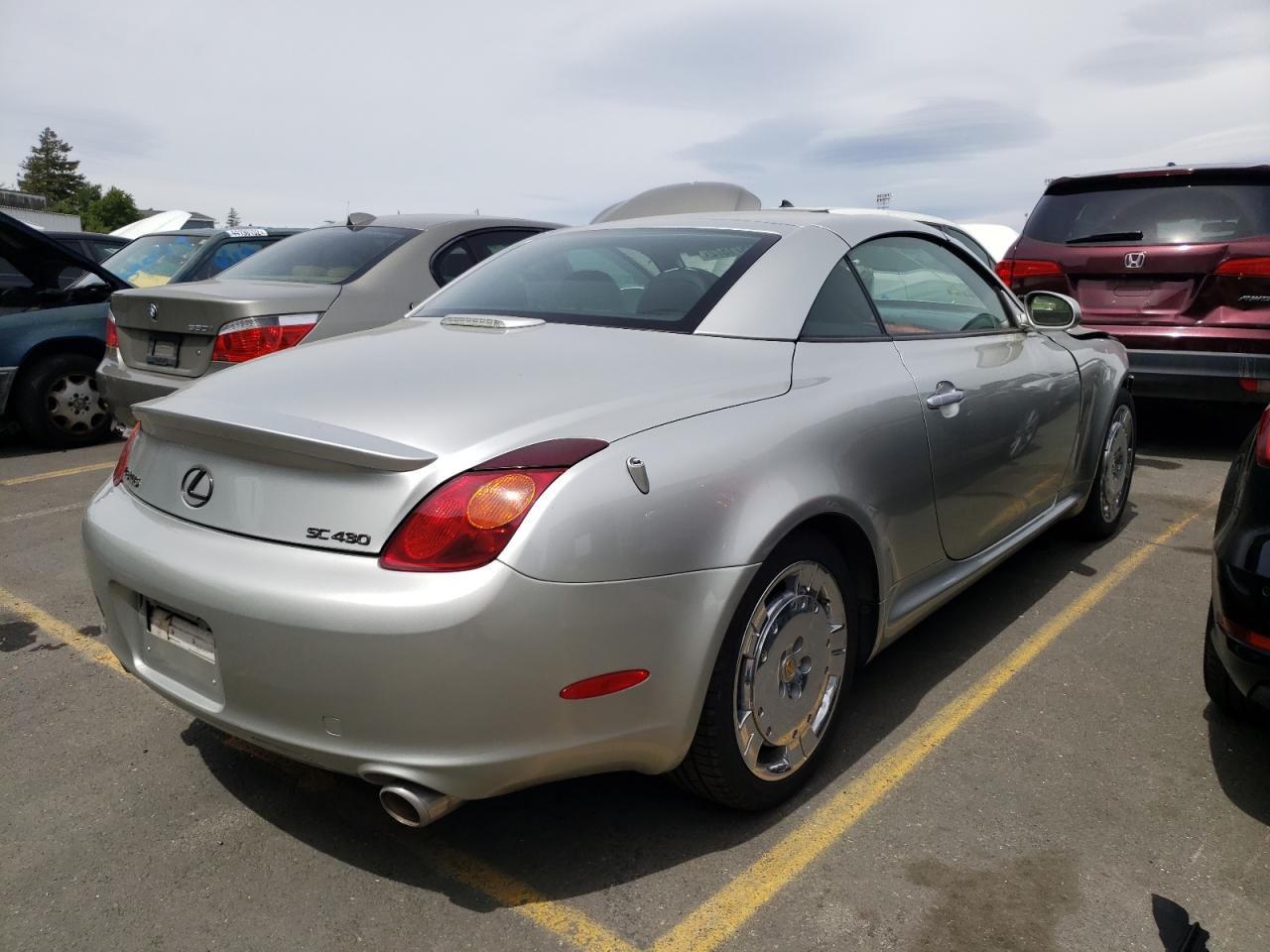 Photo 4 from auction – 2003 LEXUS SC 430 with VIN JTHFN48Y430040601