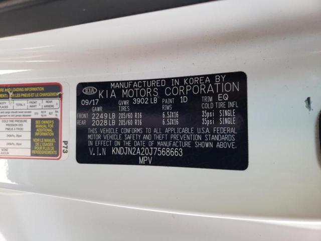 Photo 10 from auction – 2018 KIA SOUL with VIN KNDJN2A20J7568663