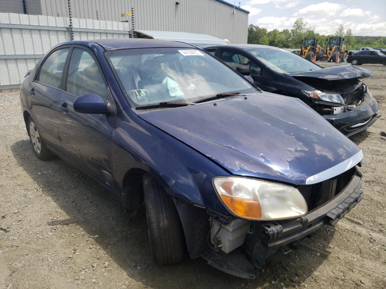 KIA SPECTRA EX 2008 with VIN KNAFE121485548389 - Photo from auction