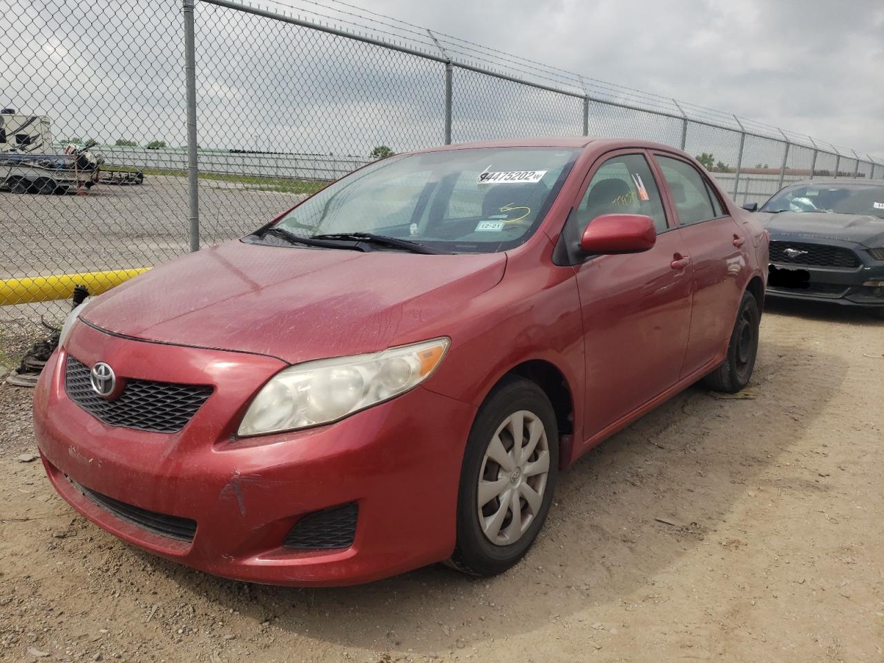 Photo 2 from auction – 2009 TOYOTA COROLLA BA with VIN JTDBL40E599071772