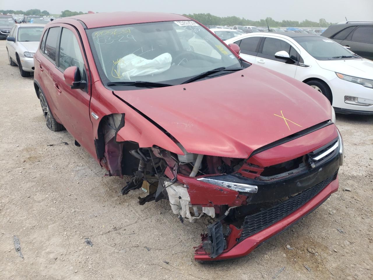 MITSUBISHI OUTLANDER 2019 with VIN JA4AP3AU8KU005651 - Photo from auction
