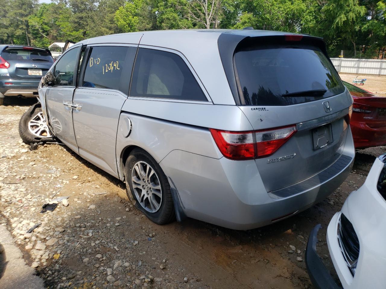 Photo 3 from auction – 2012 HONDA ODYSSEY EX with VIN 5FNRL5H68CB015694