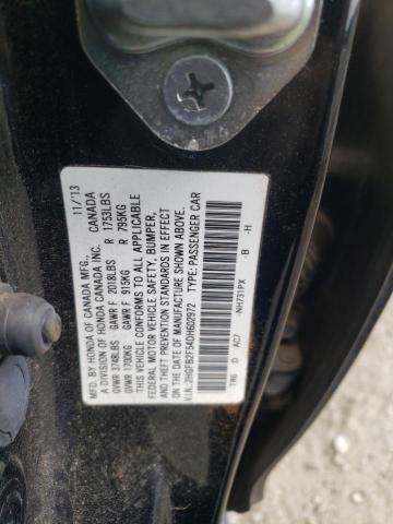Photo 10 from auction – 2013 HONDA CIVIC with VIN 2HGFB2F54DH602972