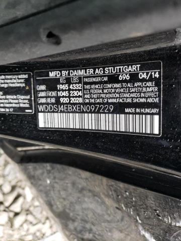 Photo 10 from auction – 2014 MERCEDES-BENZ CLA 250 with VIN WDDSJ4EBXEN097229