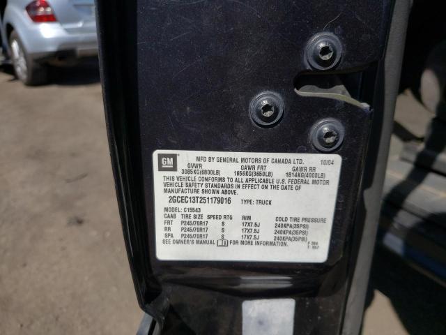 Photo 10 from auction – 2005 CHEVROLET SILVERADO with VIN 2GCEC13T251179016
