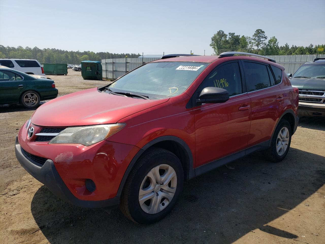 Photo 2 from auction – 2015 TOYOTA RAV4 LE with VIN 2T3ZFREV6FW147958