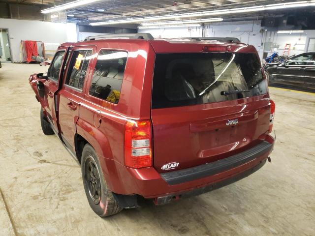 Photo 3 from auction – 2017 JEEP PATRIOT SP with VIN 1C4NJPBB9HD203807