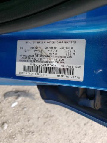Photo 10 from auction – 2012 MAZDA 3 I with VIN JM1BL1V77C1579997