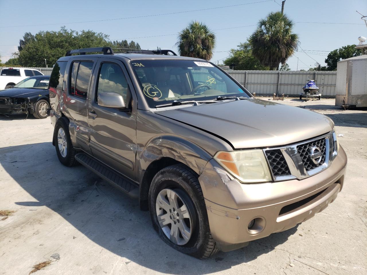 Photo 1 from auction – 2005 NISSAN PATHFINDER with VIN 5N1AR18WX5C703888