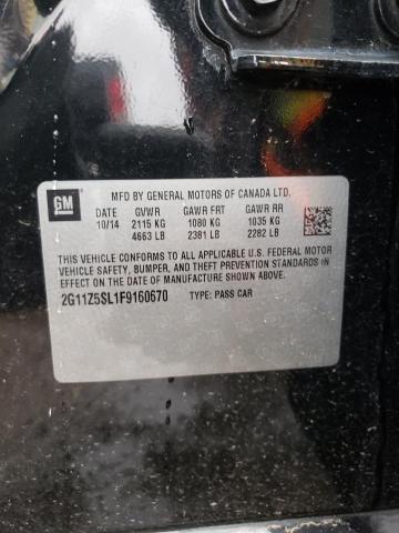 Photo 10 from auction – 2015 CHEVROLET IMPALA LS with VIN 2G11Z5SL1F9160670