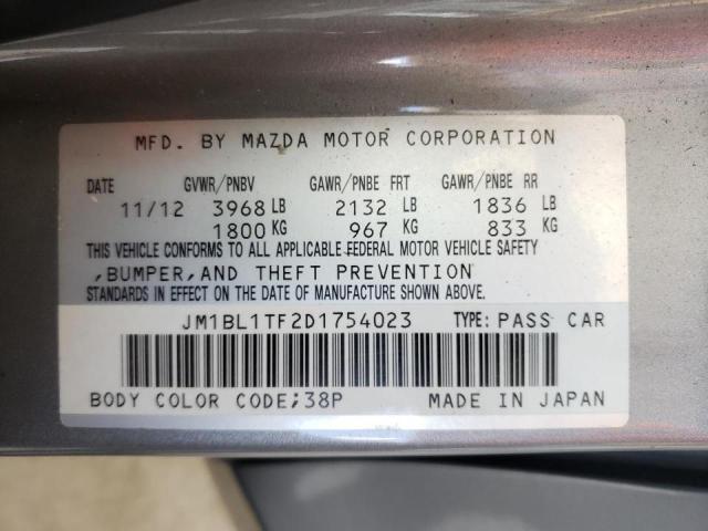 Photo 10 from auction – 2013 MAZDA 3 I with VIN JM1BL1TF2D1754023
