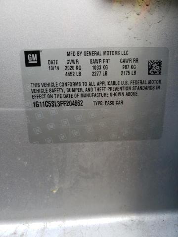Photo 10 from auction – 2015 CHEVROLET MALIBU 1LT with VIN 1G11C5SL3FF204662
