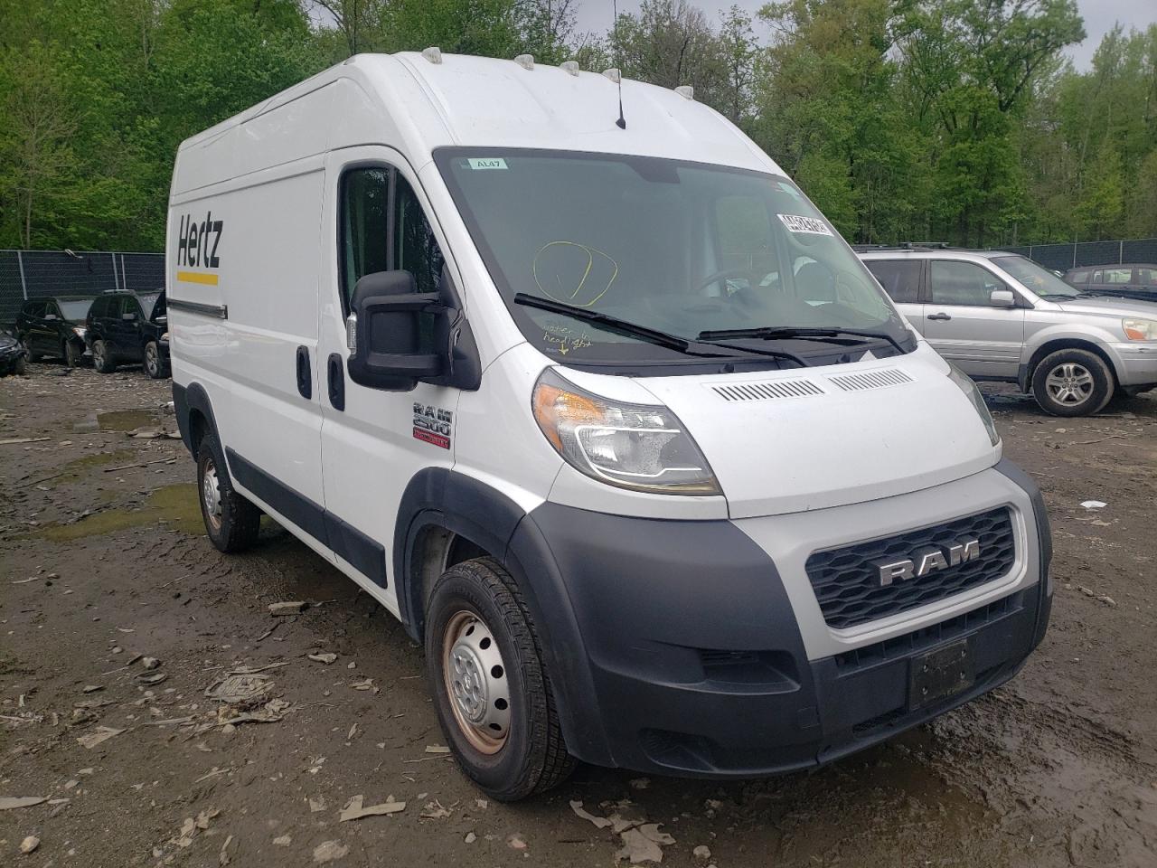 RAM PROMASTER 2019 with VIN 3C6TRVCGXKE526534 - Photo from auction
