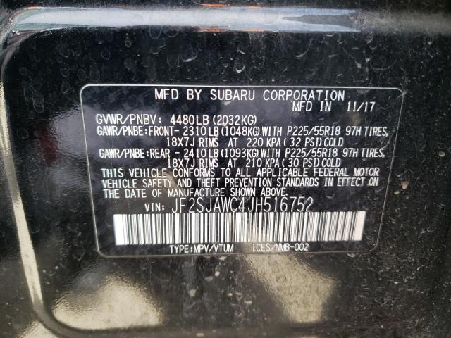 Photo 10 from auction – 2018 SUBARU FORESTER 2 with VIN JF2SJAWC4JH516752