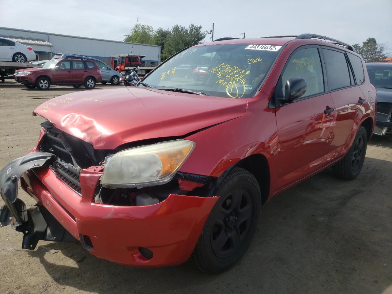 Photo 2 from auction – 2008 TOYOTA RAV4 with VIN JTMBD33V286074583