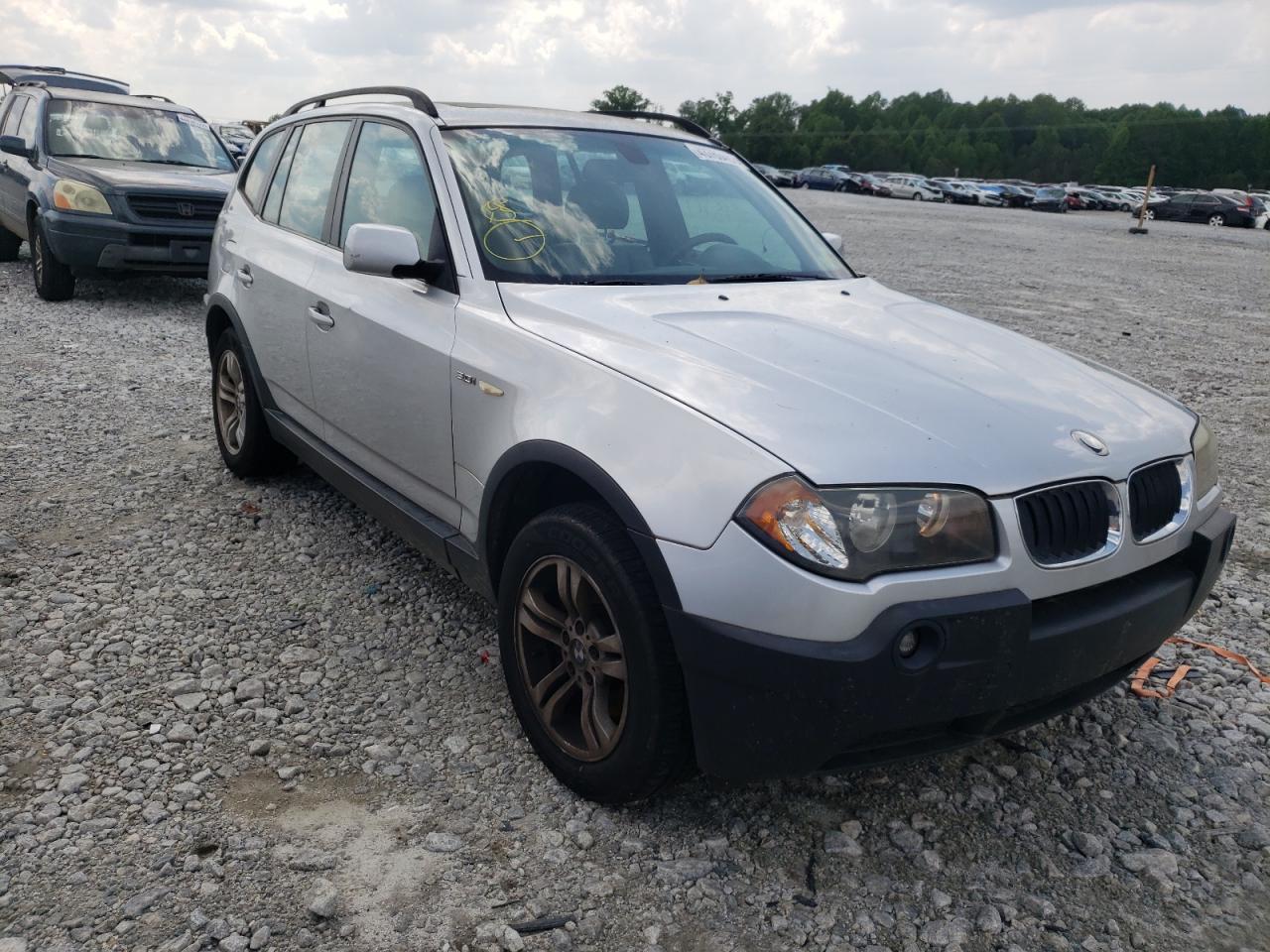 BMW X3 3.0I 2004 with VIN WBXPA93404WC32296 - Photo from auction