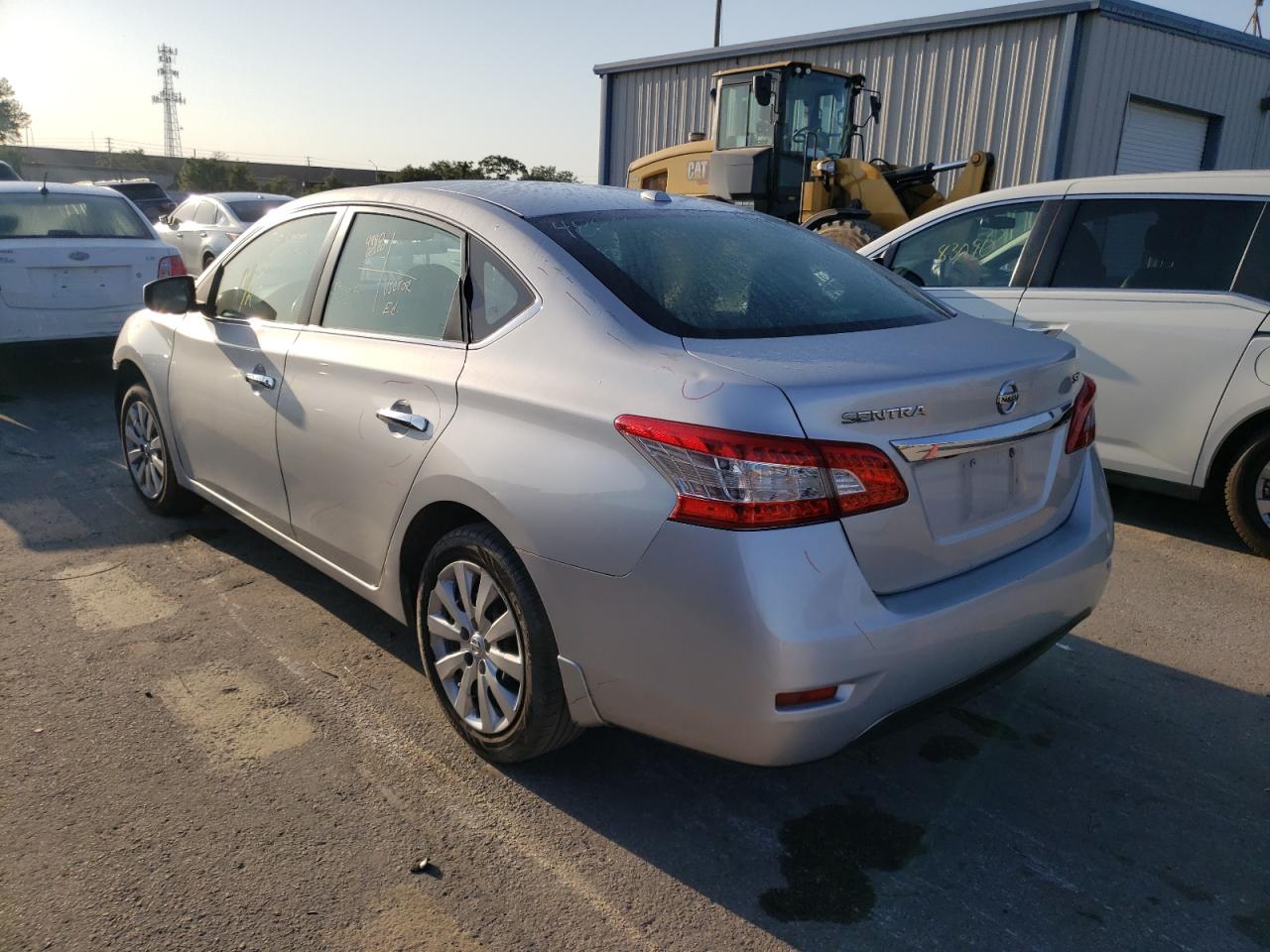 Photo 3 from auction – 2015 NISSAN SENTRA S with VIN 3N1AB7AP1FL685479