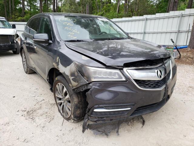 ACURA MDX TECHNO 2015 with VIN 5FRYD4H44FB012070 - Photo from auction