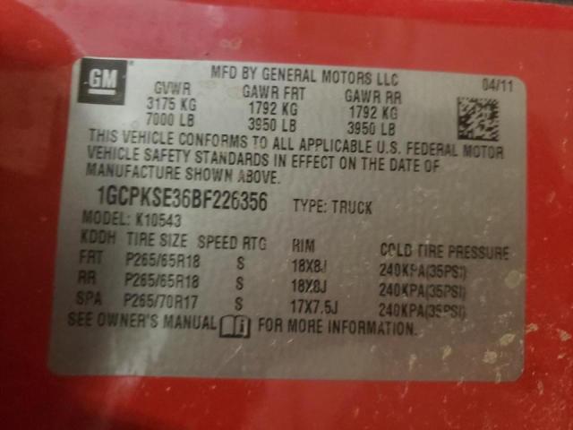 Photo 10 from auction – 2011 CHEVROLET SILVERADO with VIN 1GCPKSE36BF226356