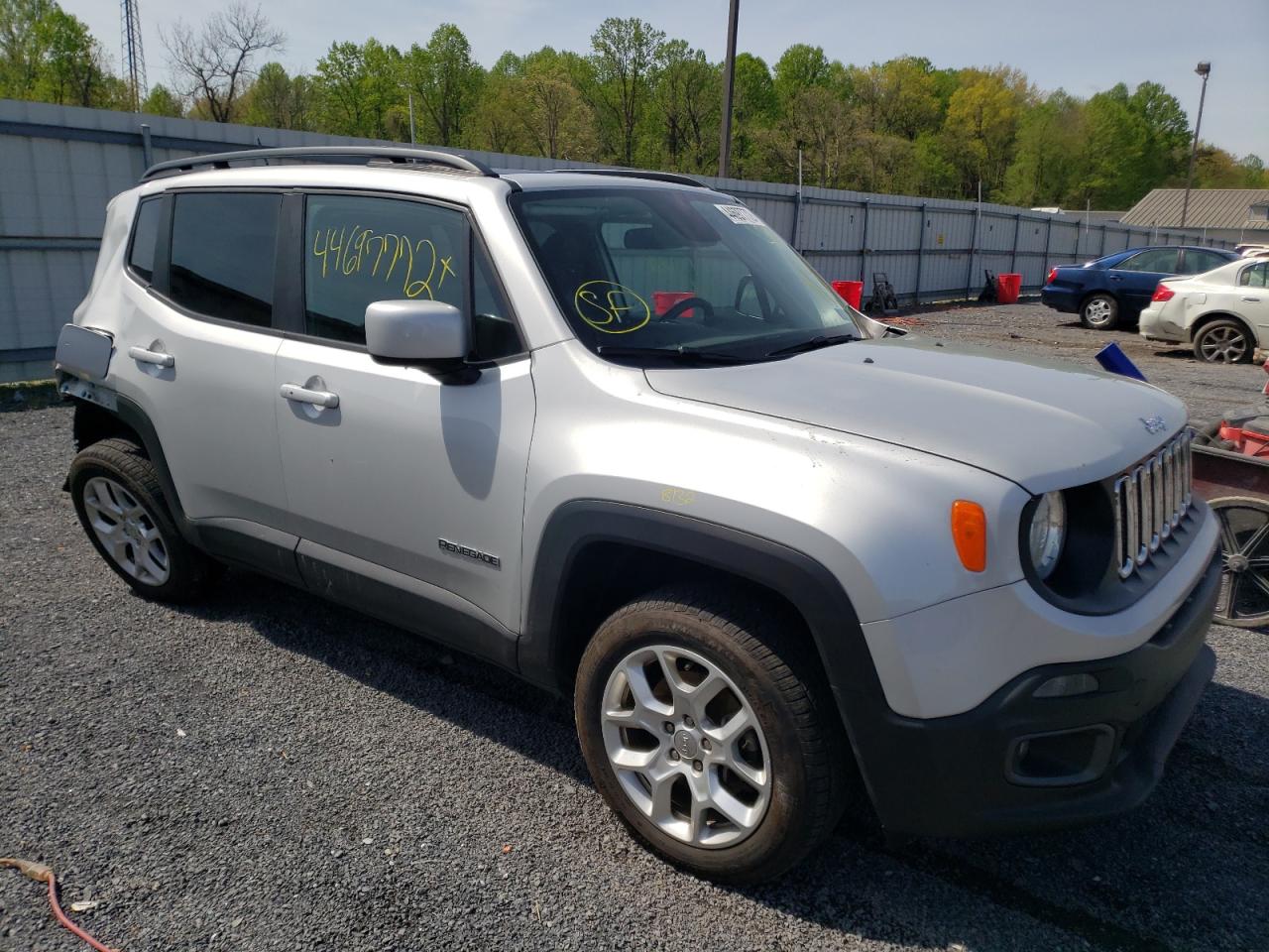 JEEP RENEGADE L 2017 with VIN ZACCJBBB3HPF56569 - Photo from auction