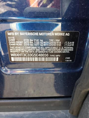 Photo 10 from auction – 2016 BMW X1 XDRIVE2 with VIN WBXHT3C33G5E48656