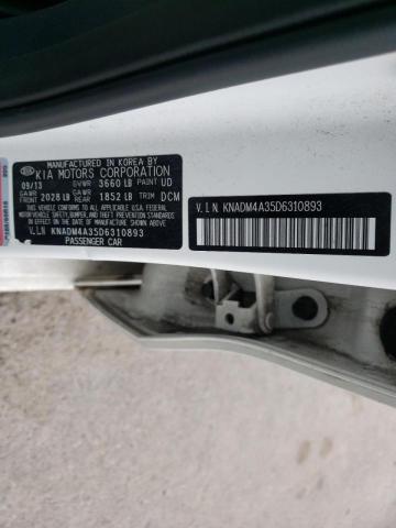 Photo 10 from auction – 2013 KIA RIO LX with VIN KNADM4A35D6310893